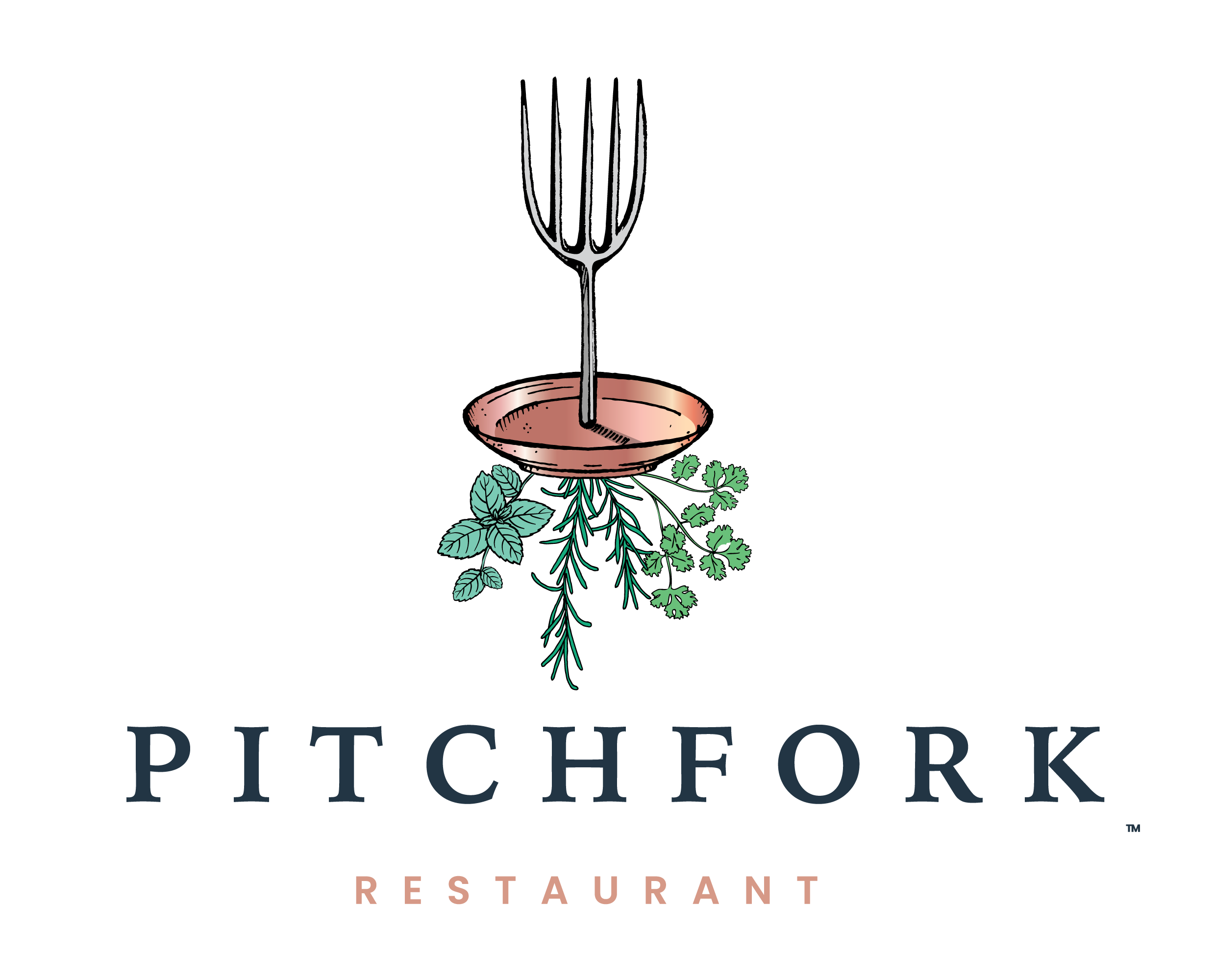 Pitchfork Restuarant Colour Logo